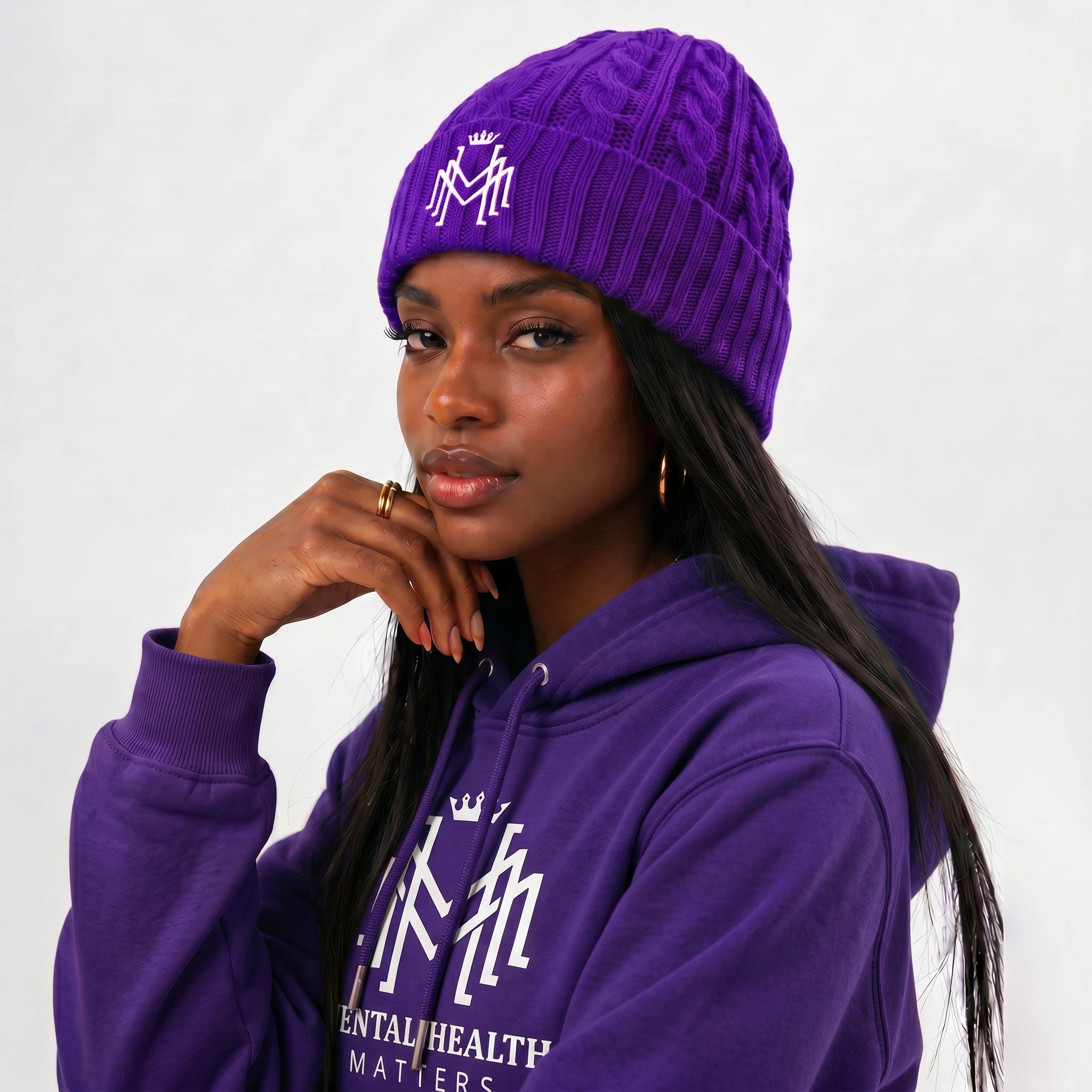 Mental Health Matter  Beanie for Women