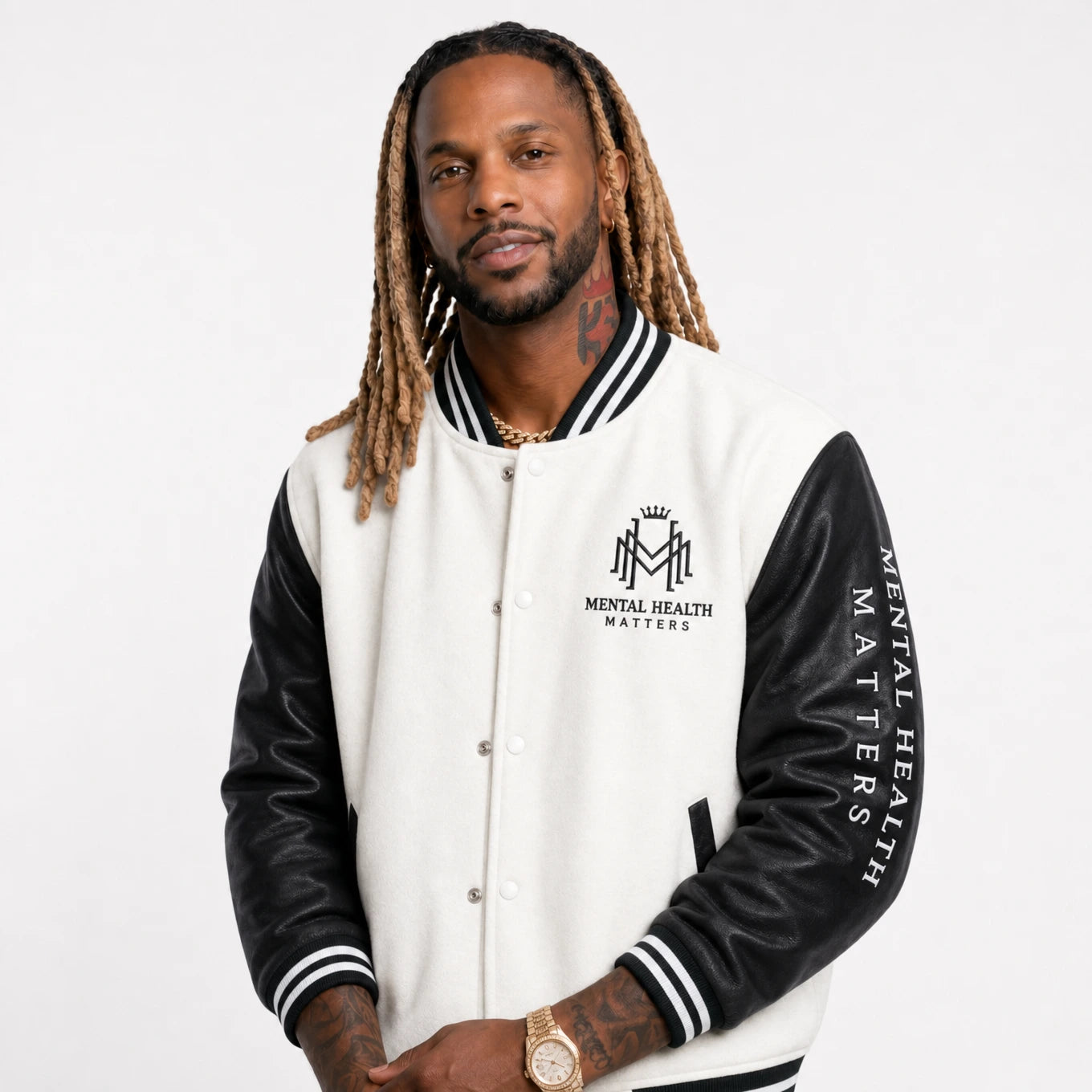 Mental Health Matter Varsity Jacket- Unisex
