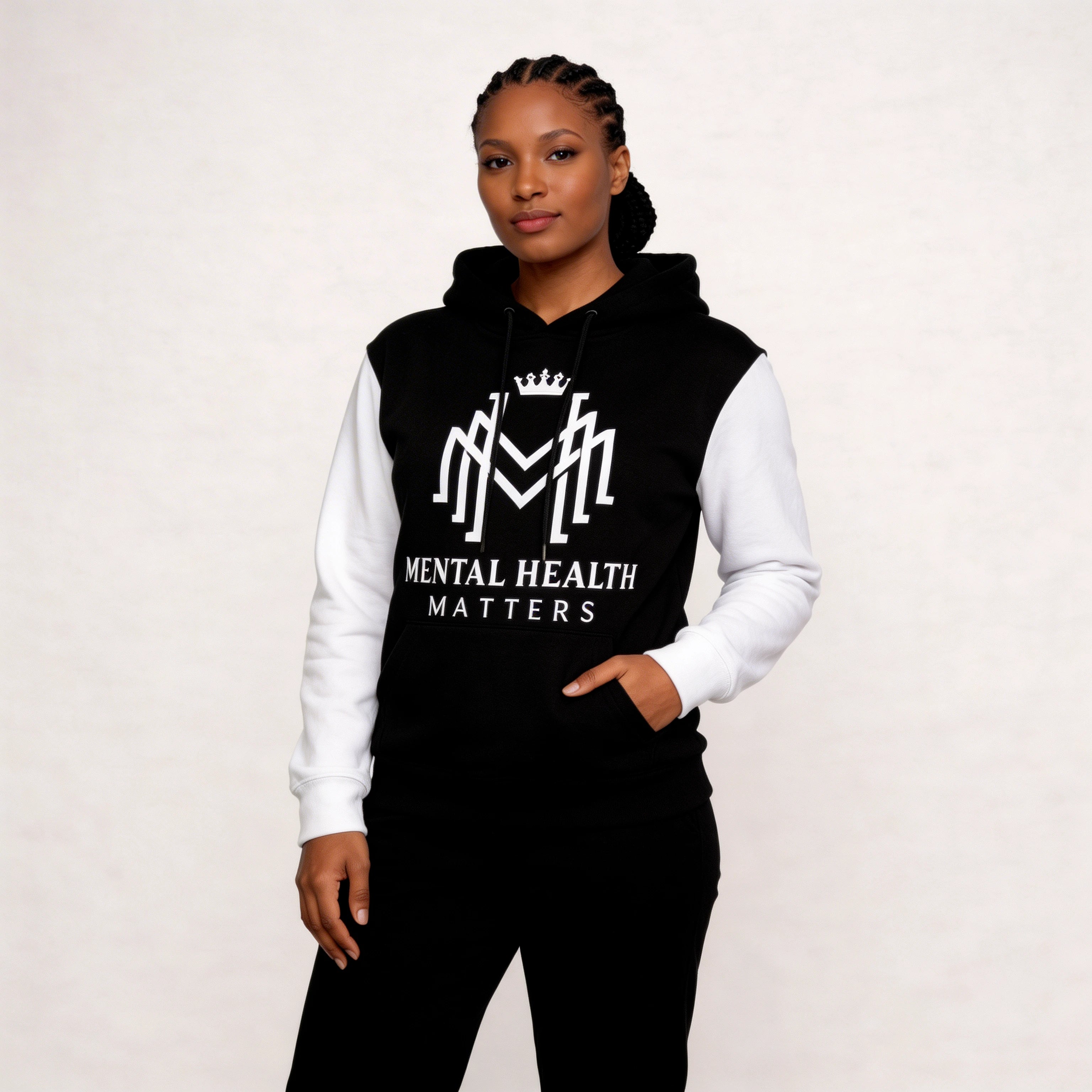 Multicolor  Mental Health Matter Hoodie - Woman