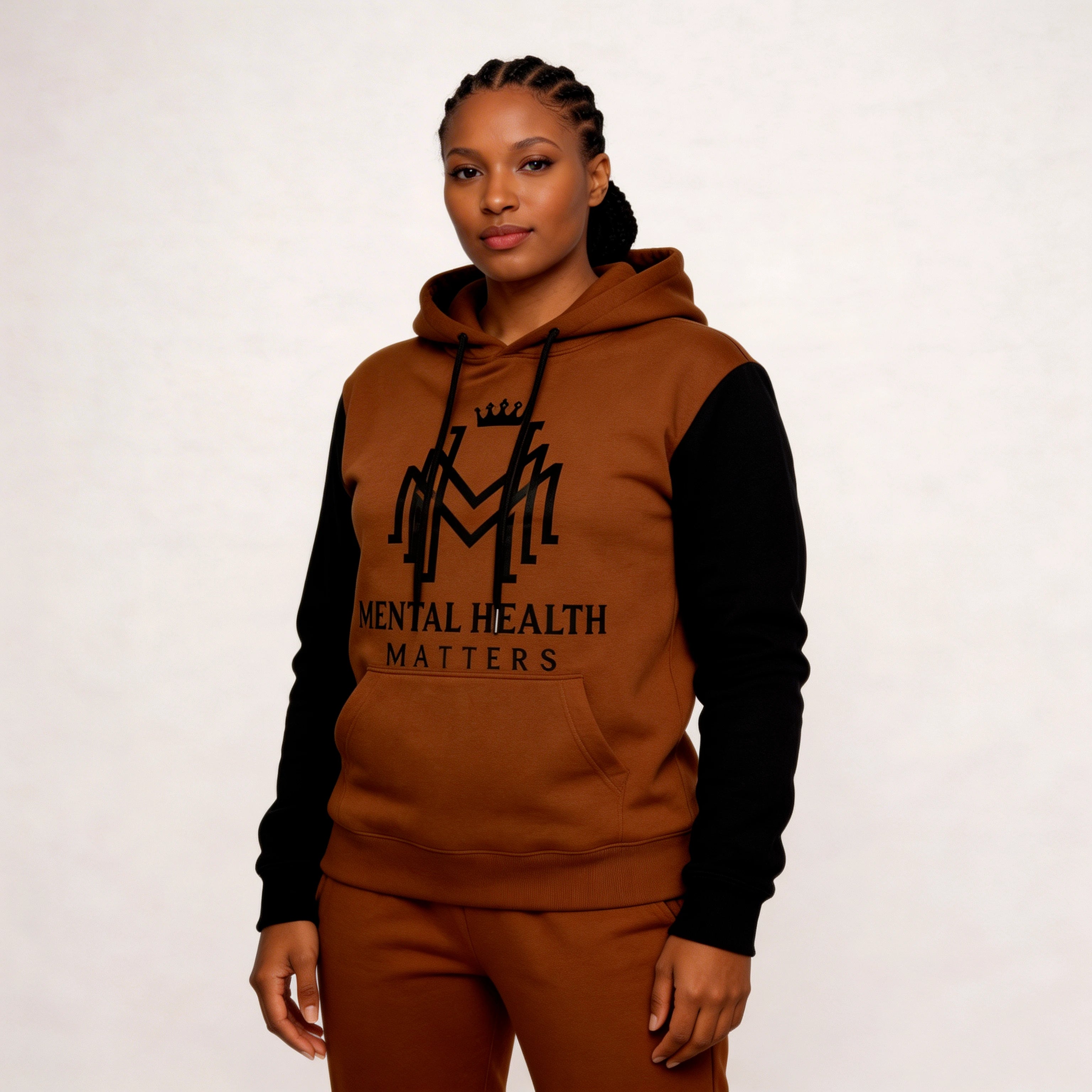 Multicolor  Mental Health Matter Hoodie - Woman