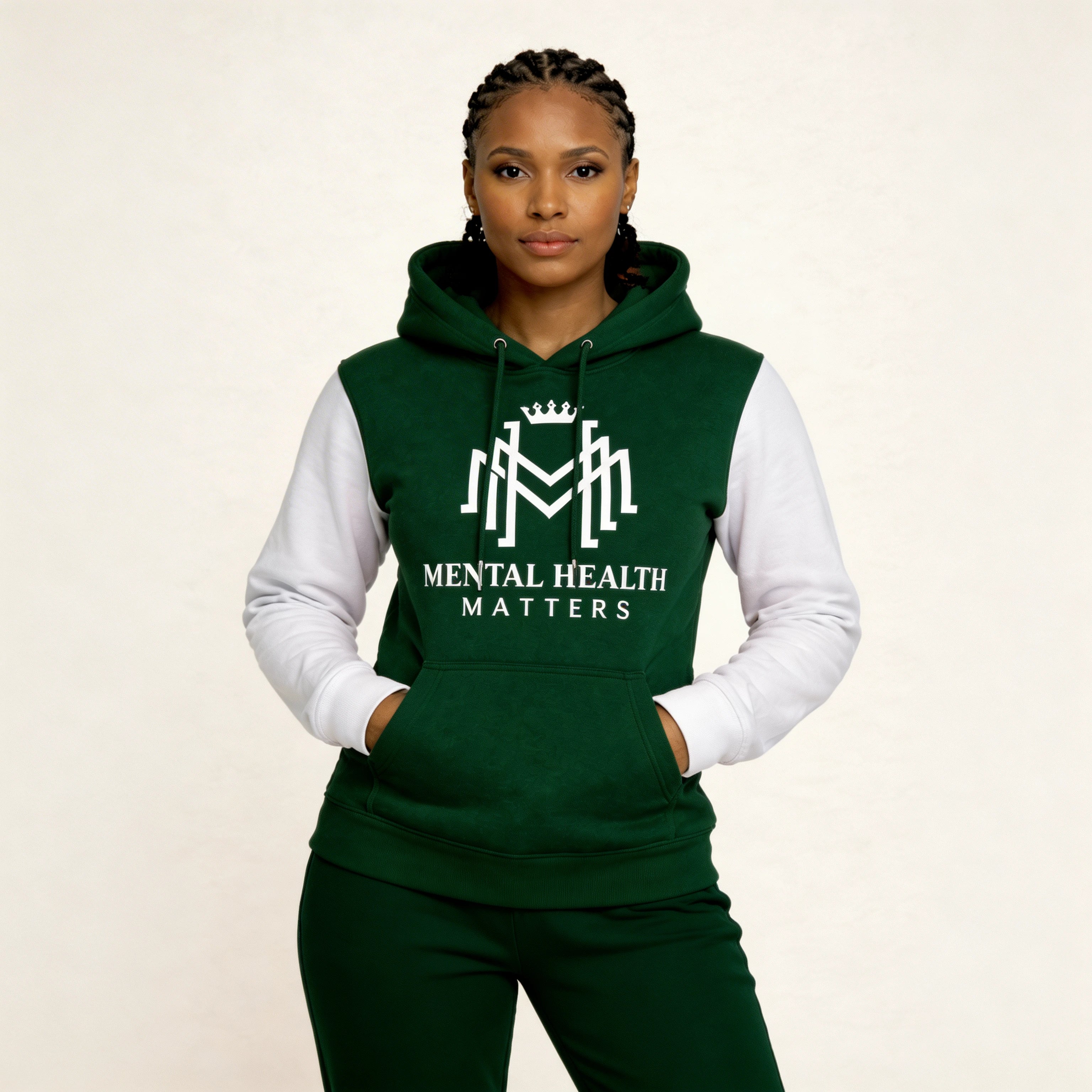 Multicolor  Mental Health Matter Hoodie - Woman