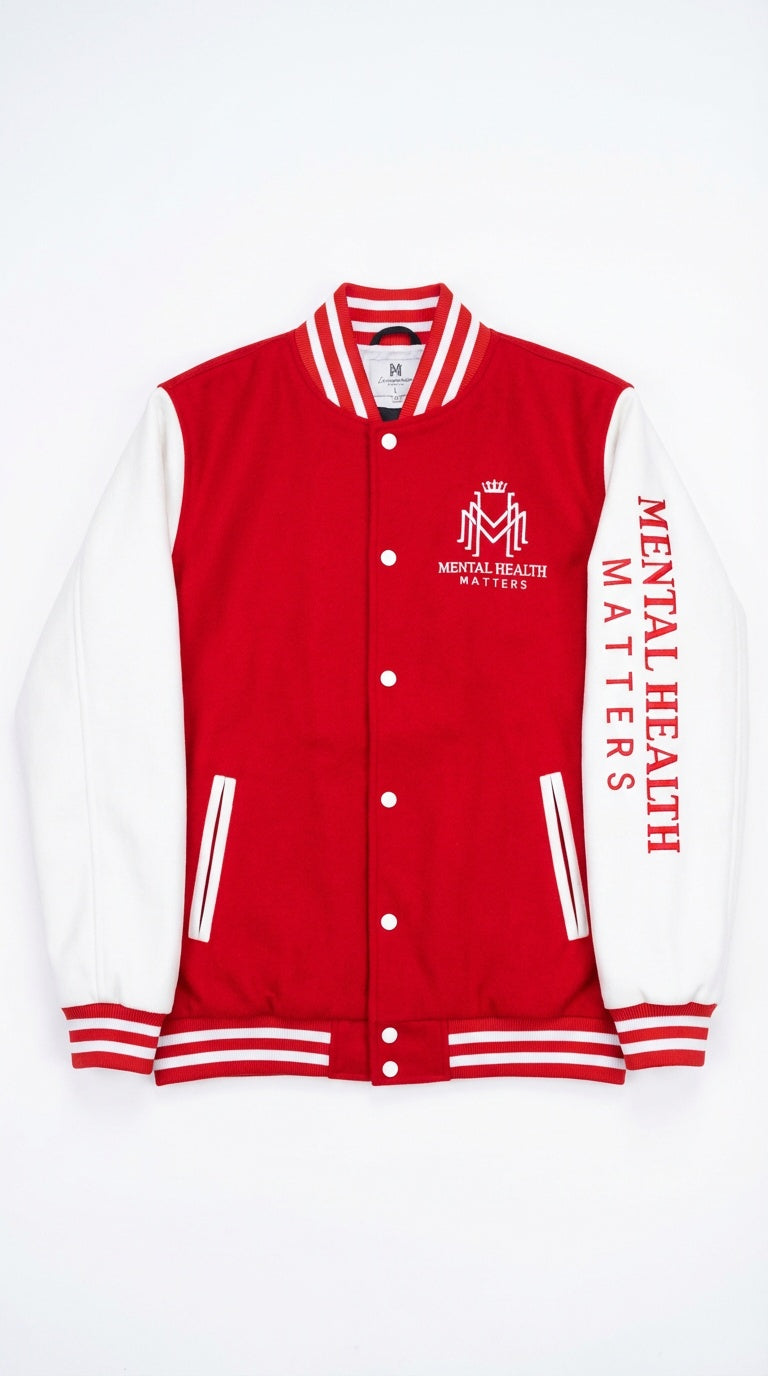 Mental Health Matter Varsity Jacket- Unisex