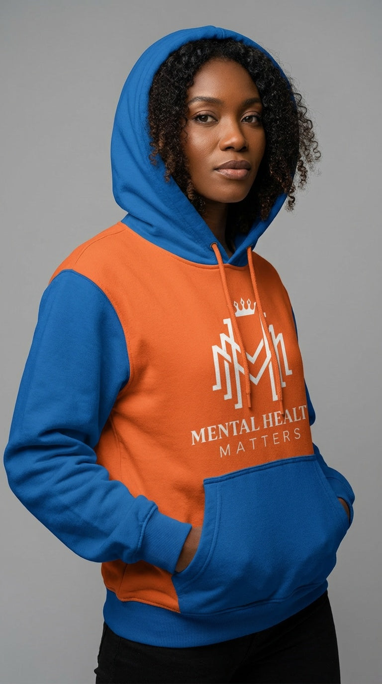 Mental Health Matter Multicolor Hoodie - Woman