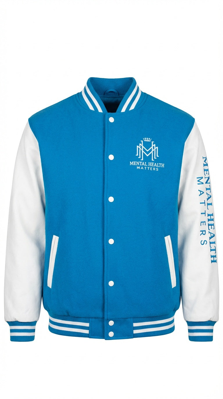 Mental Health Matter Varsity Jacket- Unisex