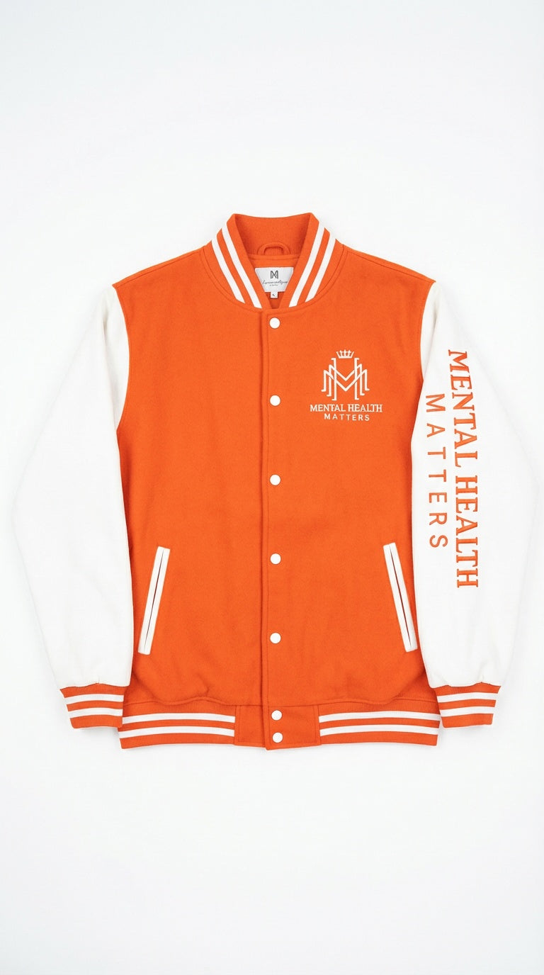Mental Health Matter Varsity Jacket- Unisex