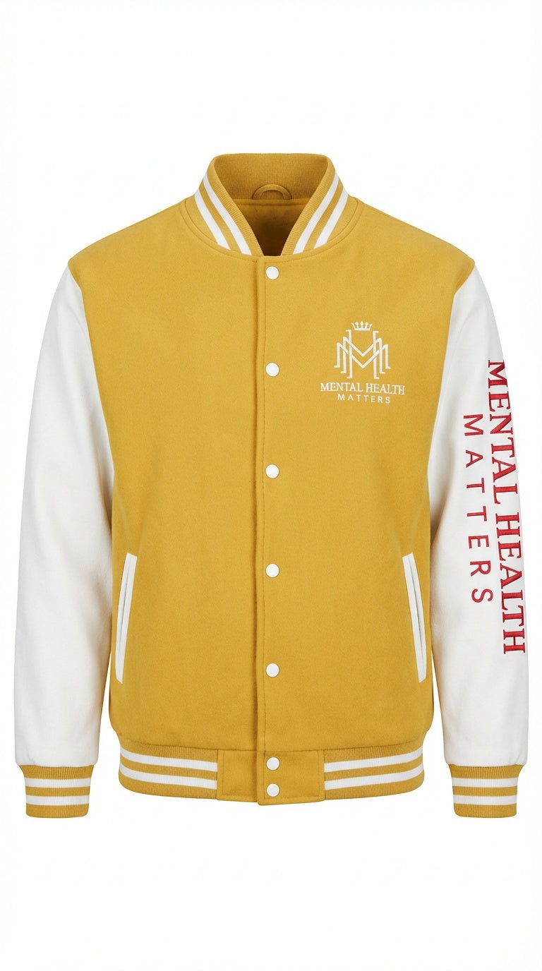 Mental Health Matter Varsity Jacket- Unisex