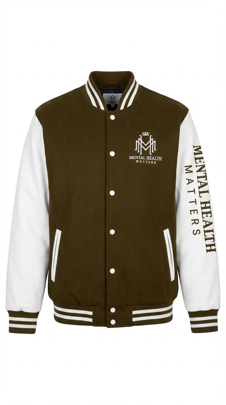 Mental Health Matter Varsity Jacket- Unisex