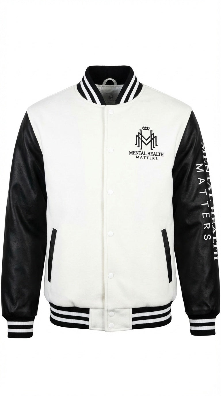 Mental Health Matter Varsity Jacket- Unisex