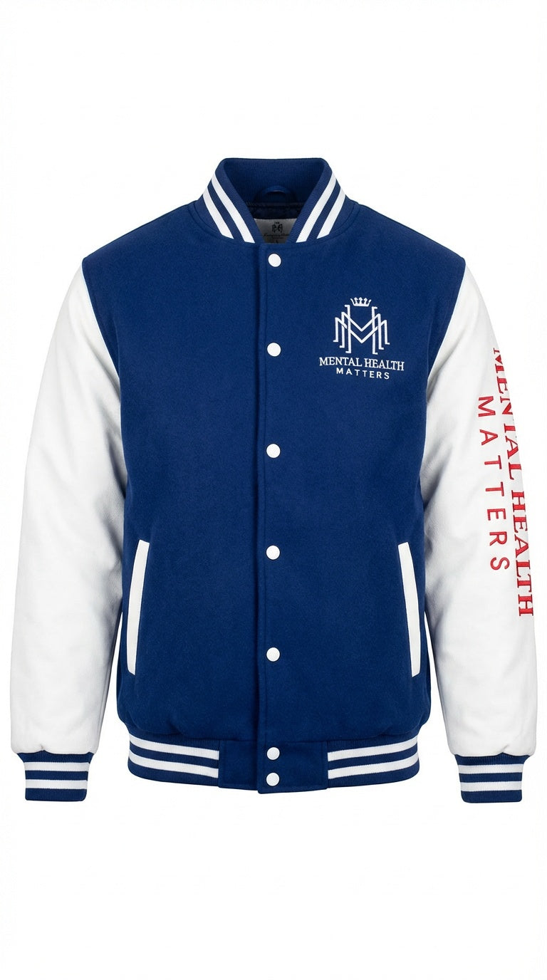 Mental Health Matter Varsity Jacket- Unisex