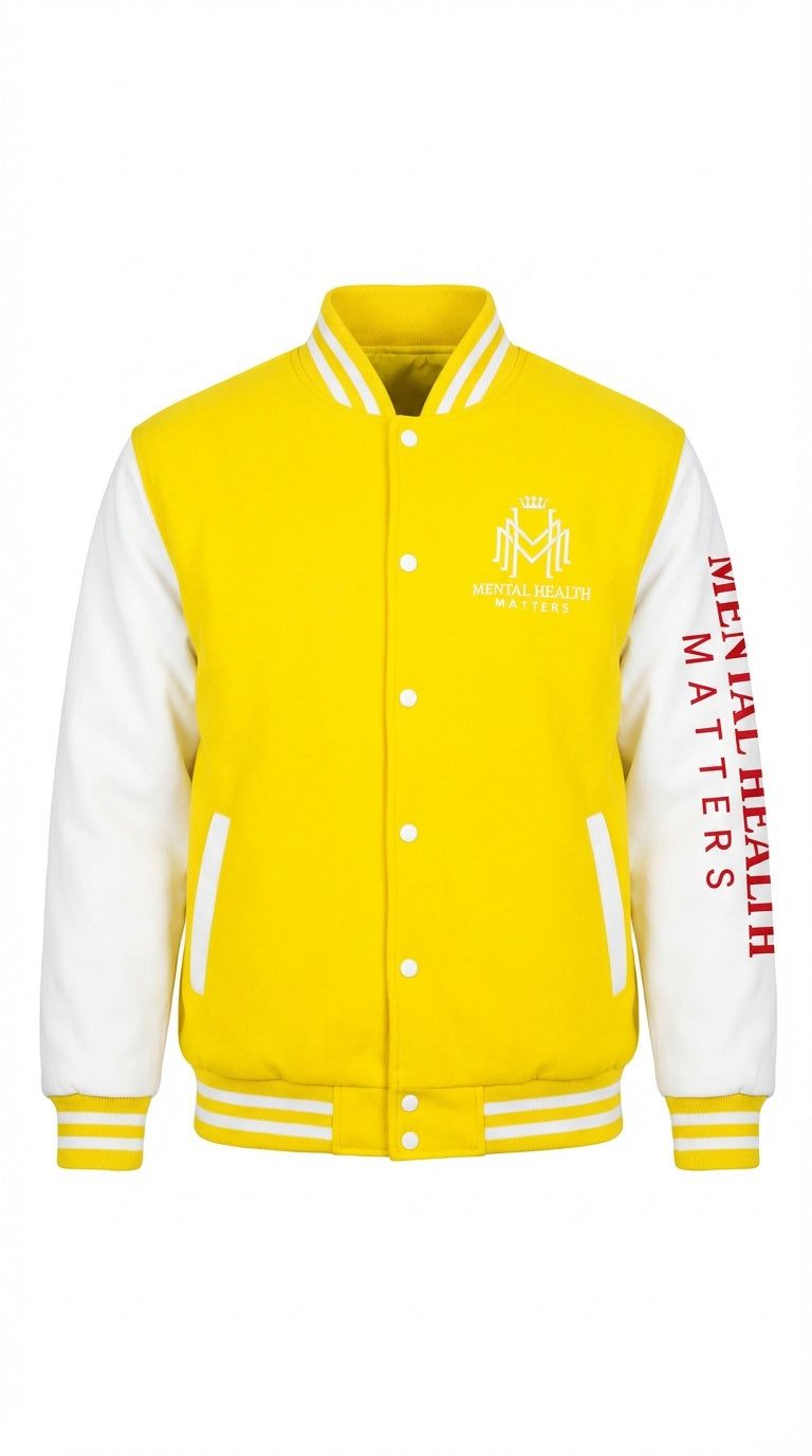 Mental Health Matter Varsity Jacket- Unisex