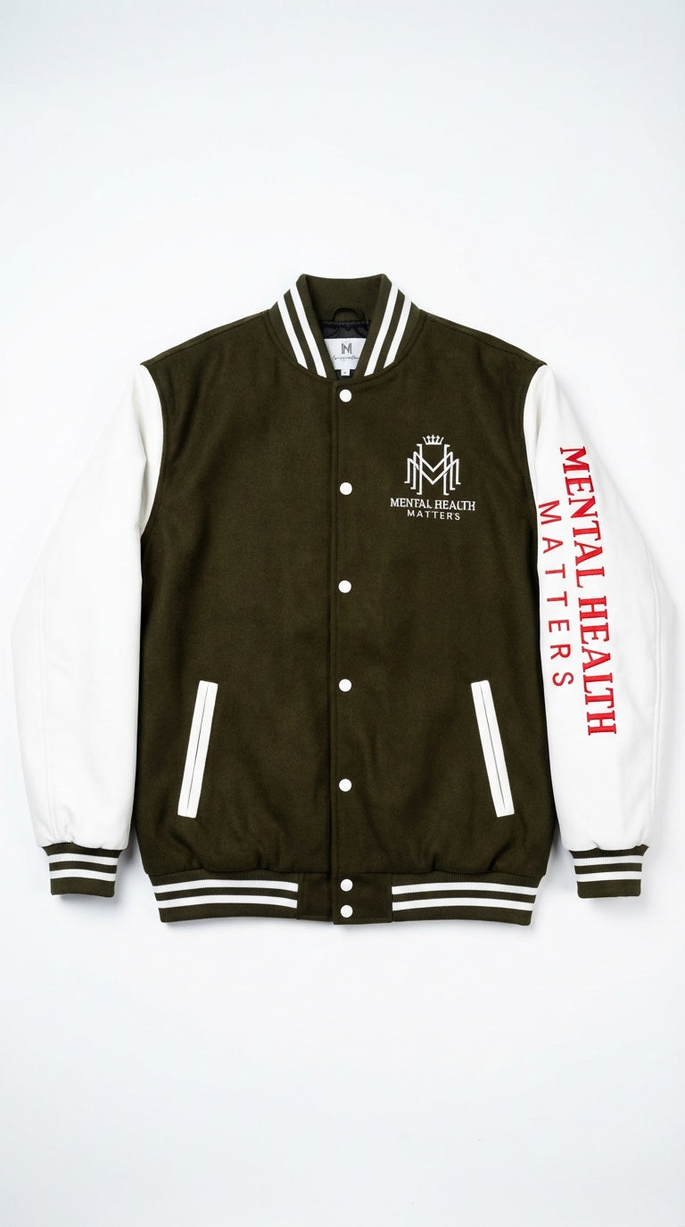 Mental Health Matter Varsity Jacket- Unisex