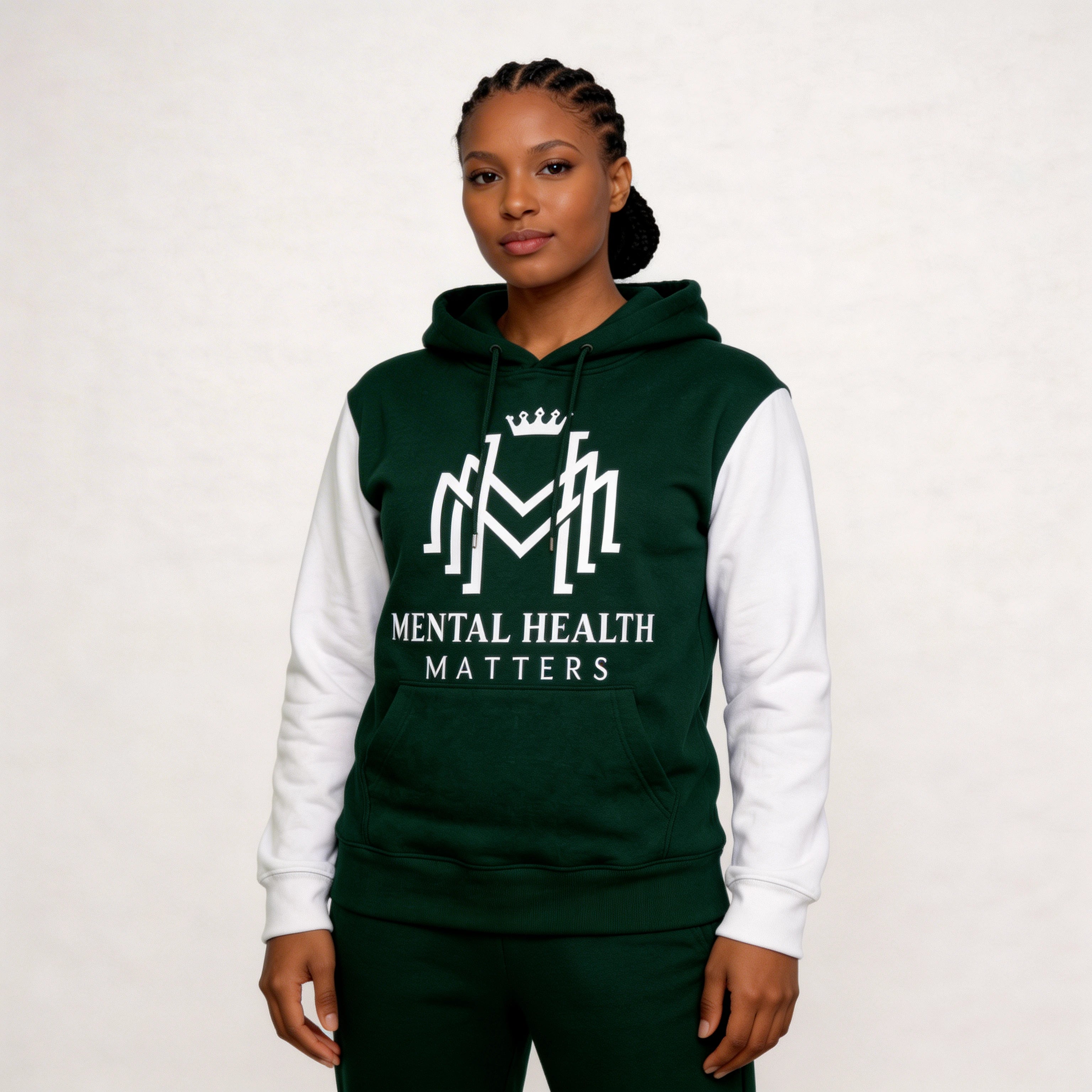 Multicolor  Mental Health Matter Hoodie - Woman