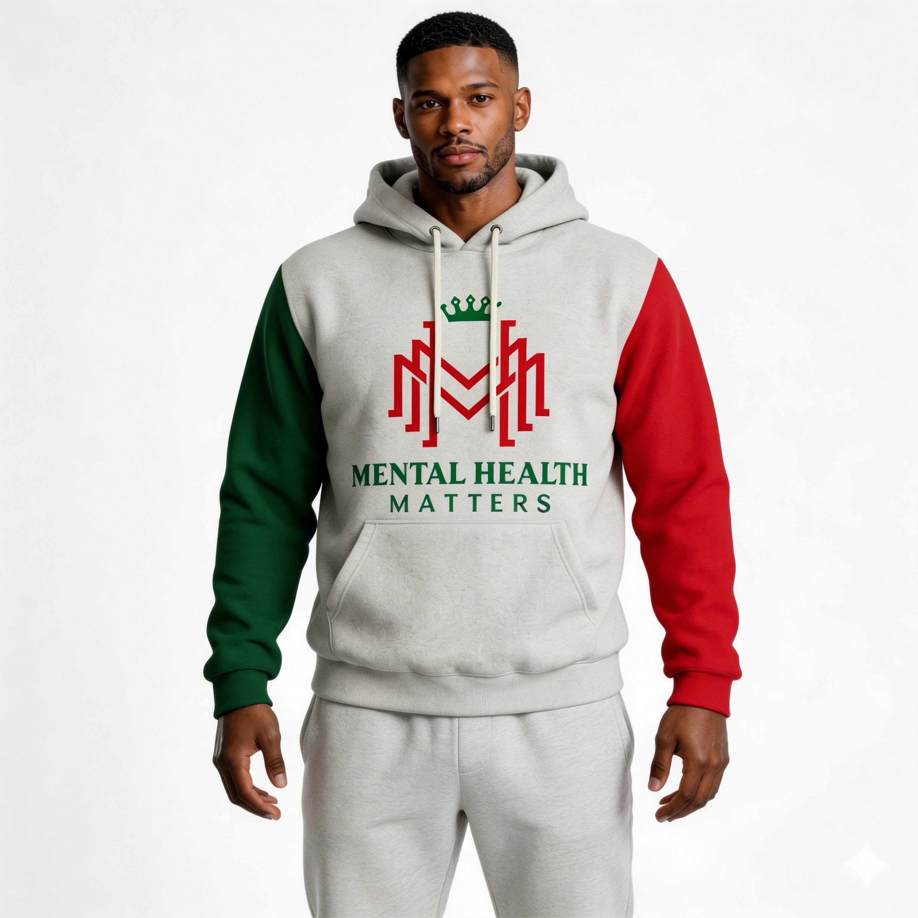 Mental Health Matter Multicolor Hoodie - Men