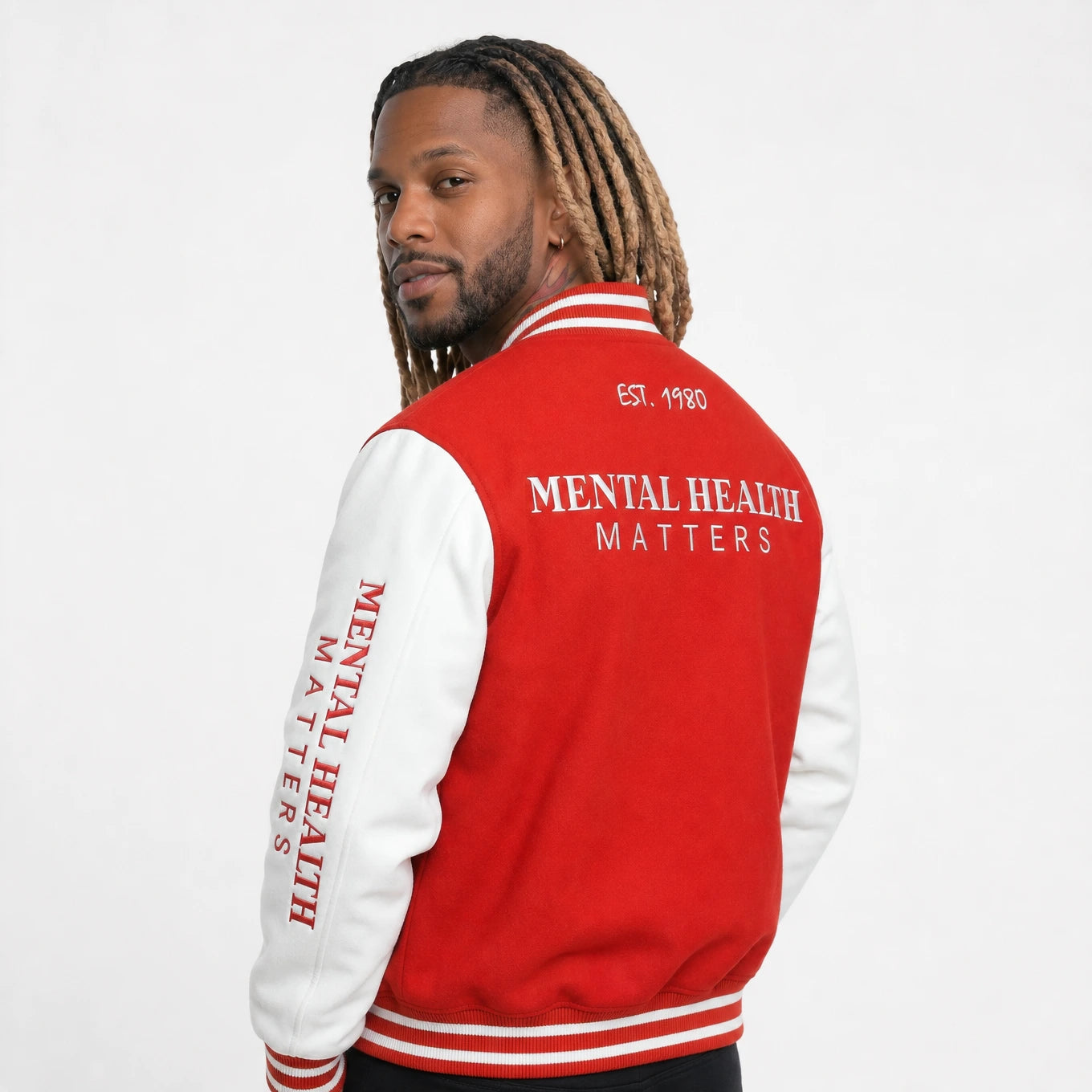 Mental Health Matter Varsity Jacket- Unisex