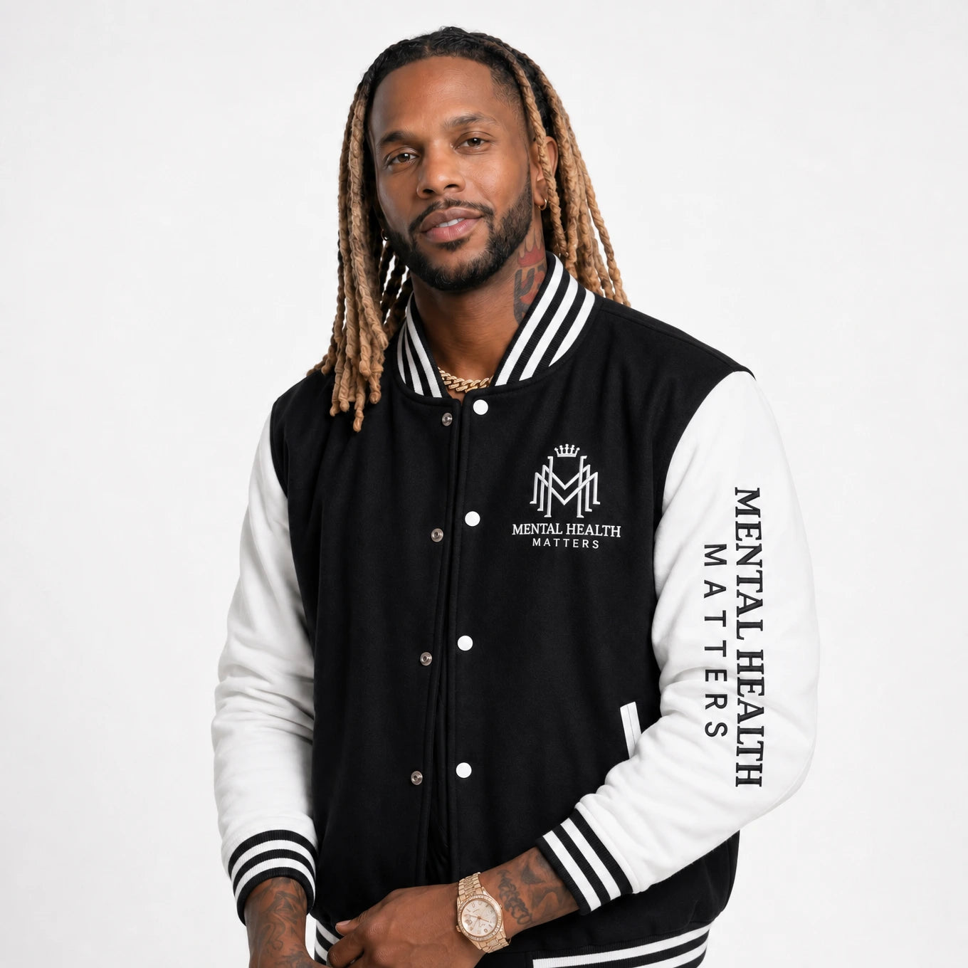 Mental Health Matter Varsity Jacket- Unisex