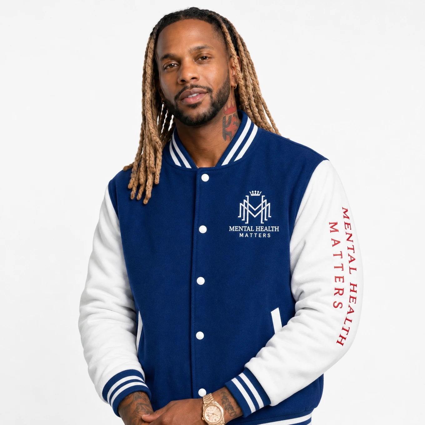 Mental Health Matter Varsity Jacket- Unisex