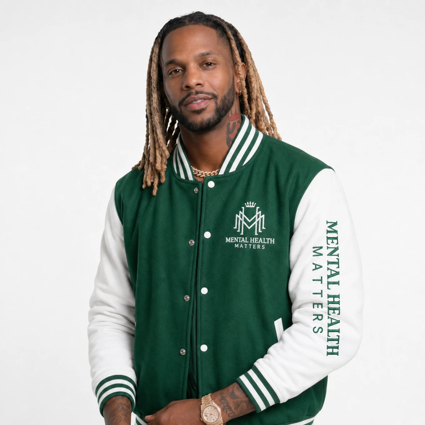 Mental Health Matter Varsity Jacket- Unisex