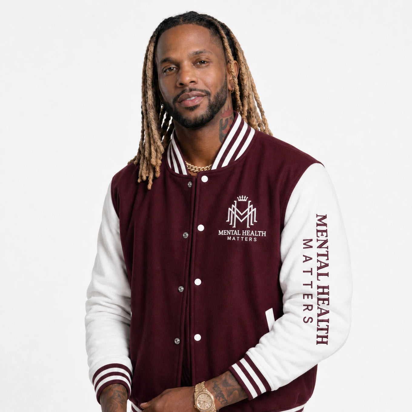 Mental Health Matter Varsity Jacket- Unisex