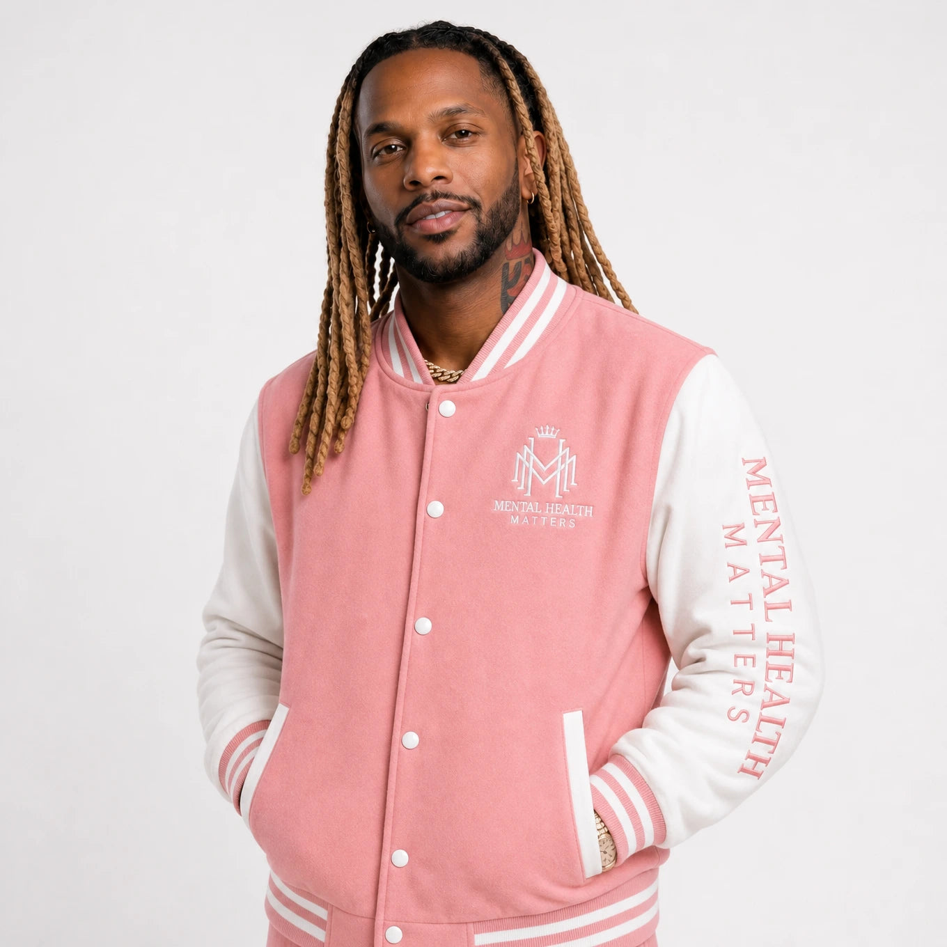 Mental Health Matter Varsity Jacket- Unisex