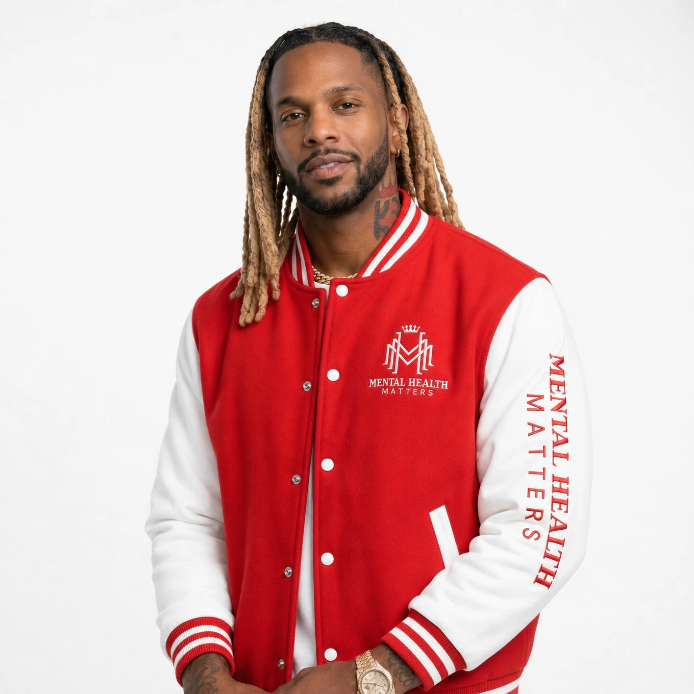 Mental Health Matter Varsity Jacket- Unisex