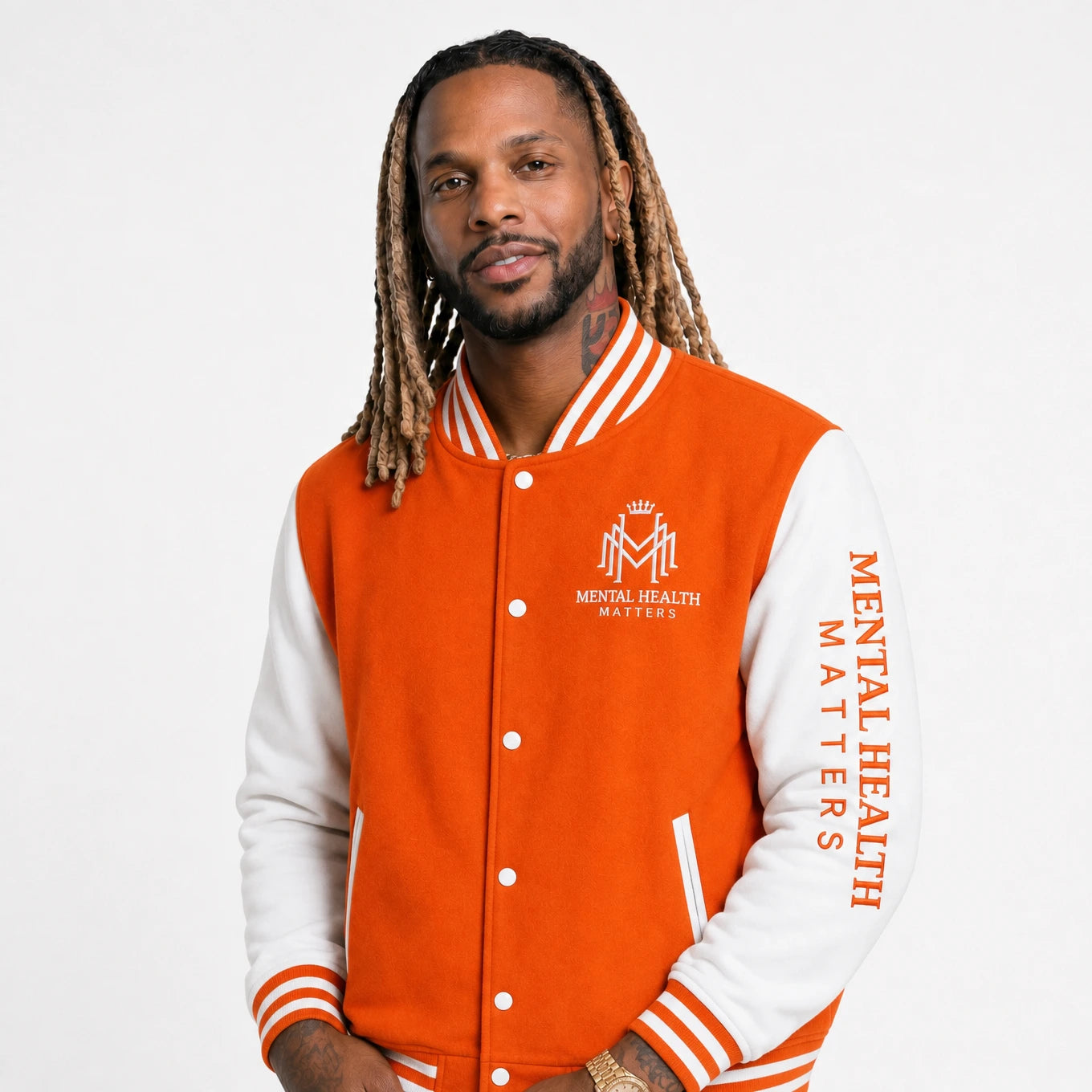 Mental Health Matter Varsity Jacket- Unisex
