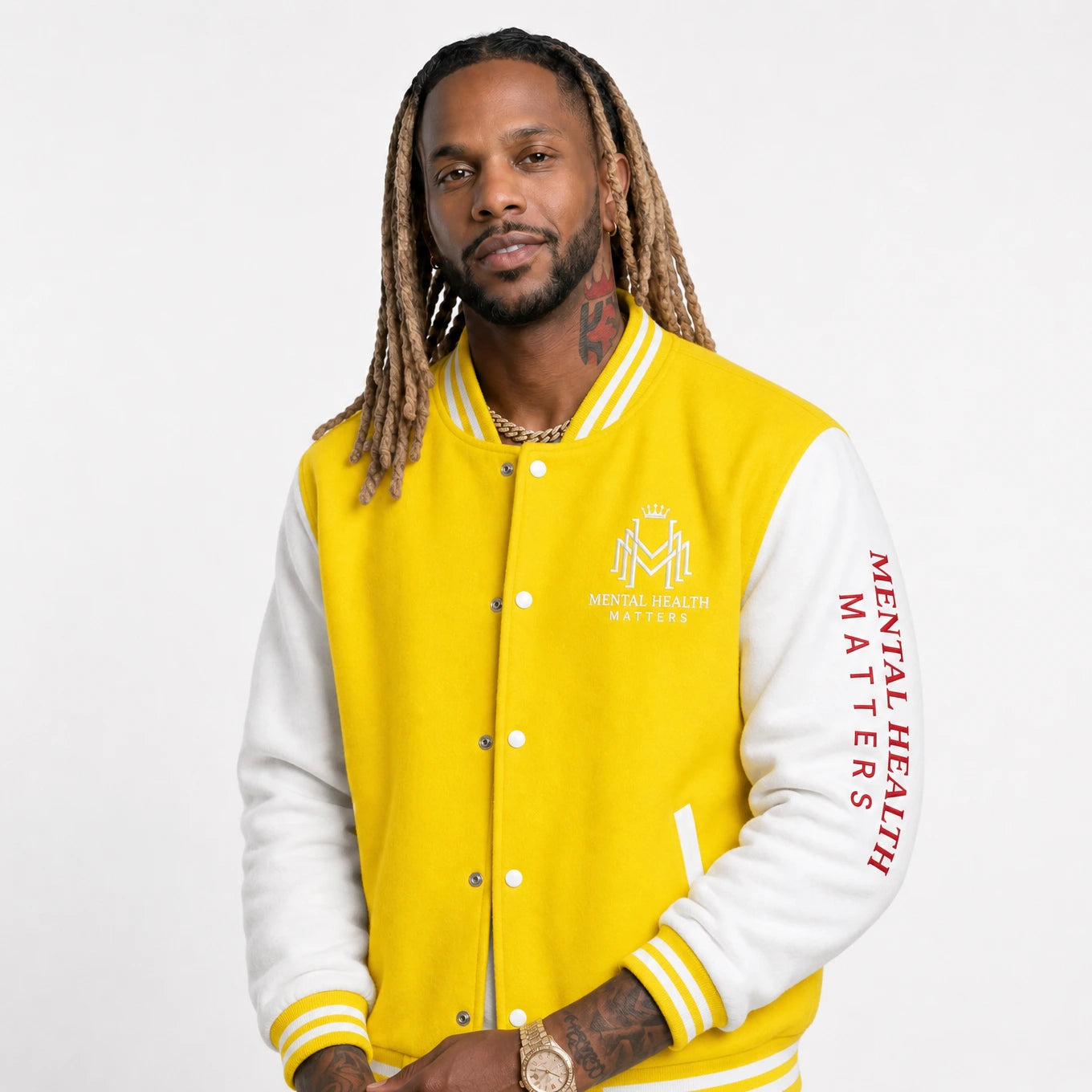 Mental Health Matter Varsity Jacket- Unisex
