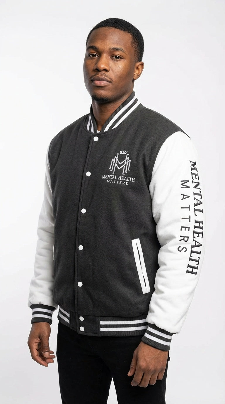 Mental Health Matter Varsity Jacket- Unisex