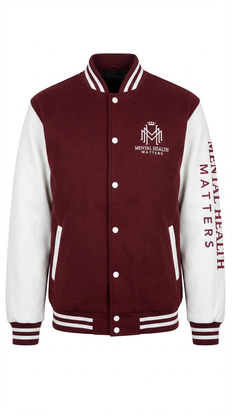 Mental Health Matter Varsity Jacket- Unisex