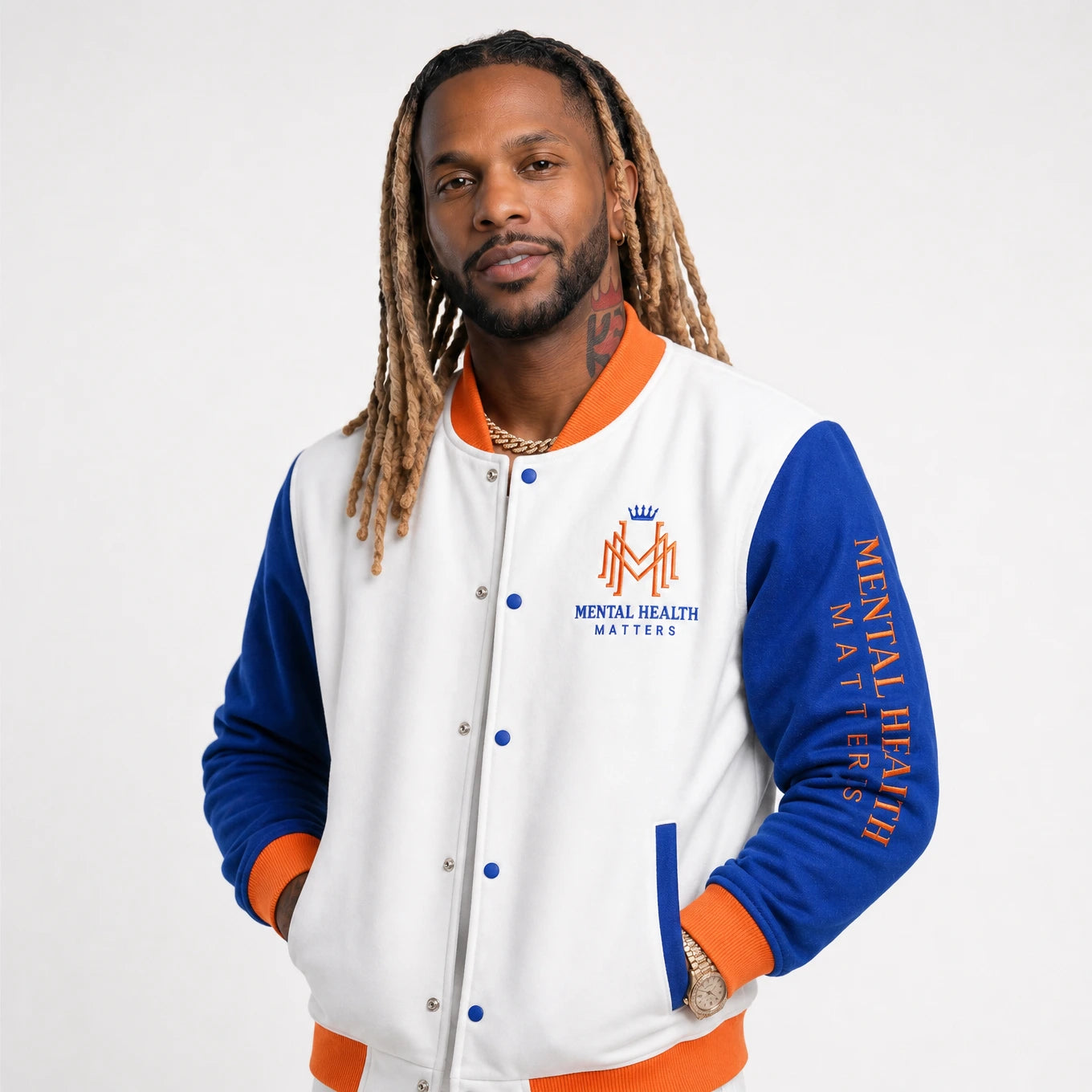 Mental Health Matter Varsity Jacket- Unisex